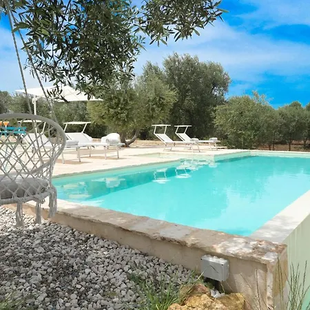别墅 Trullo Delori With Infinity Pool Villa Castelli